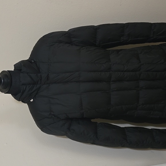 Womens The North Face Black Goose Down Puffer Coat Sz Large - Picture 2 of 8